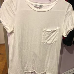 Dex lace back white tee